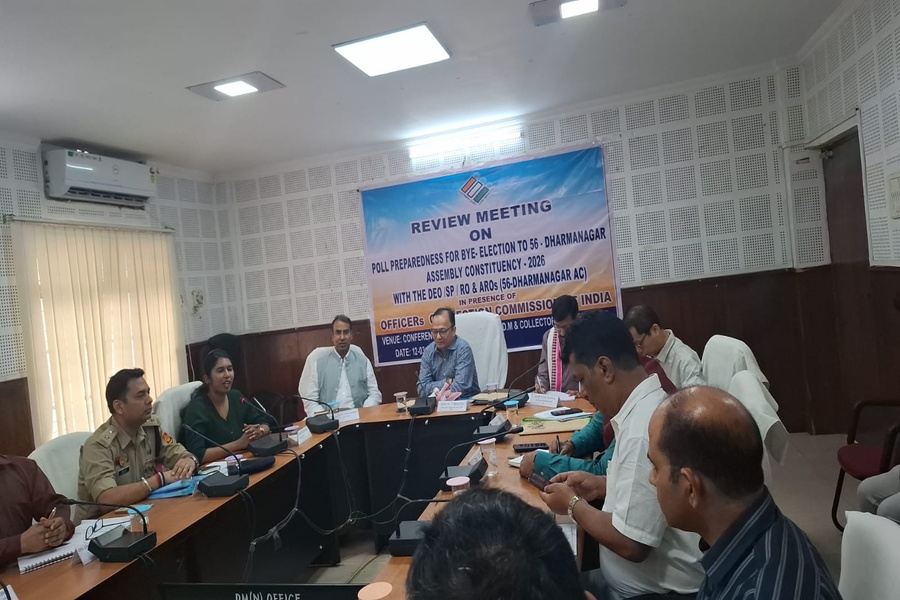 ECI Team arrives in North Tripura, hold meeting to Review Preparations for Dharmanagar Assembly By-Election