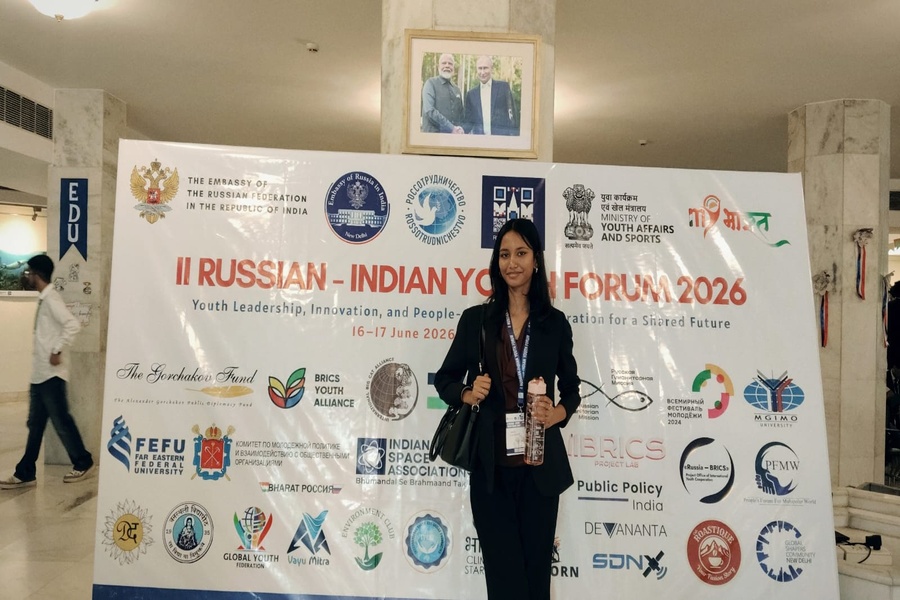 14-yrs old Tripura girl delivers at II Russian-Indian Youth Forum 2026