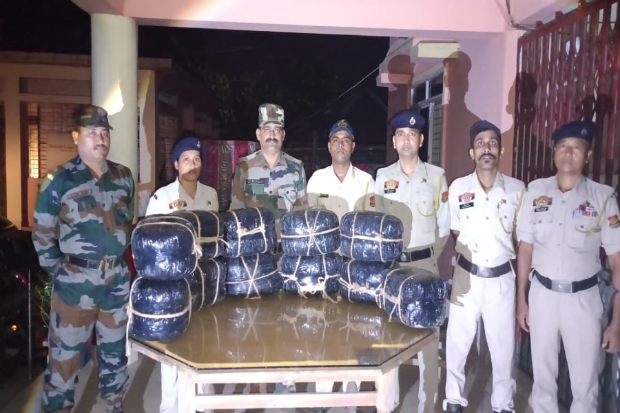44 kg ganja worth Rs 22 lakh recovered during patrol in Tripura Bordering village