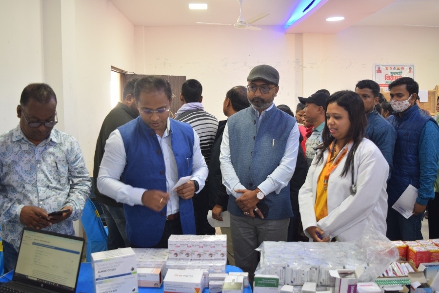 504 employees receive free medical services in Sepahijala health camp
