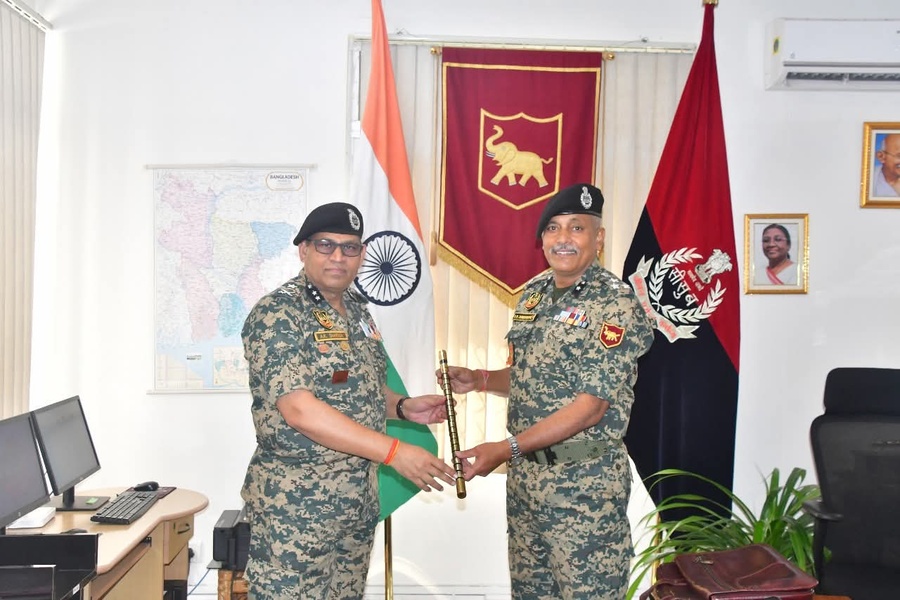 A.K. Chakraborty Takes Charge as Inspector General, Tripura Frontier BSF