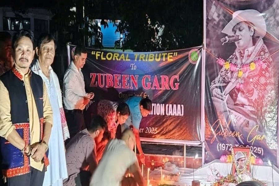 Artists body honours musical legend Late Zubeen Garg in Arunachal Pradesh