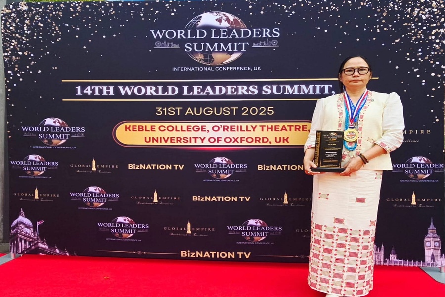 Arunachal women Activist Tai Nime wins award at UK for decade of social impact