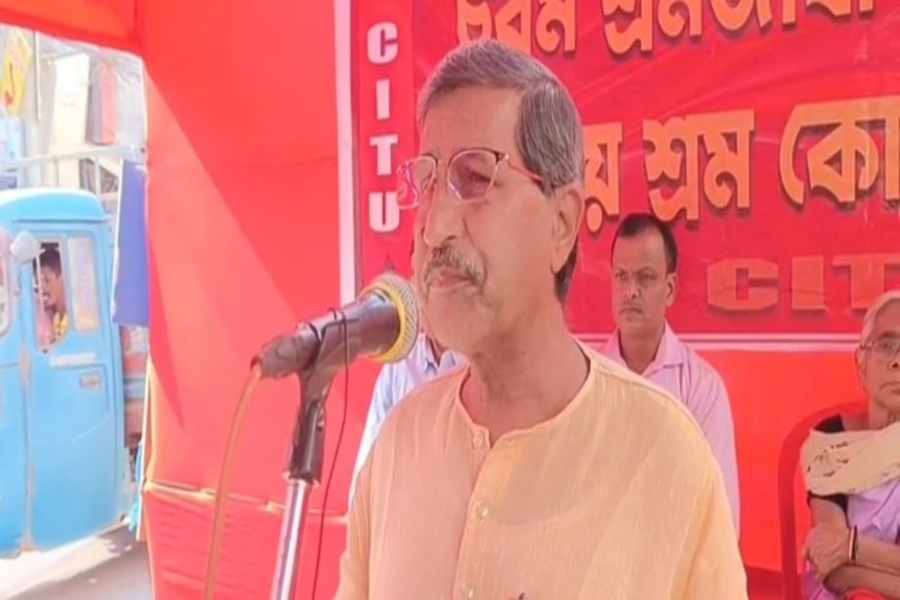 CITU Holds Sit-in Protest Demanding Repeal of “Anti-Worker” Labour Codes