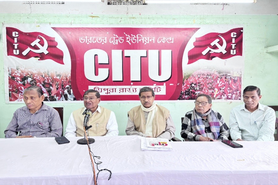 CITU Tripura Alleges BJP Spreading Misinformation Over Nationwide Strike