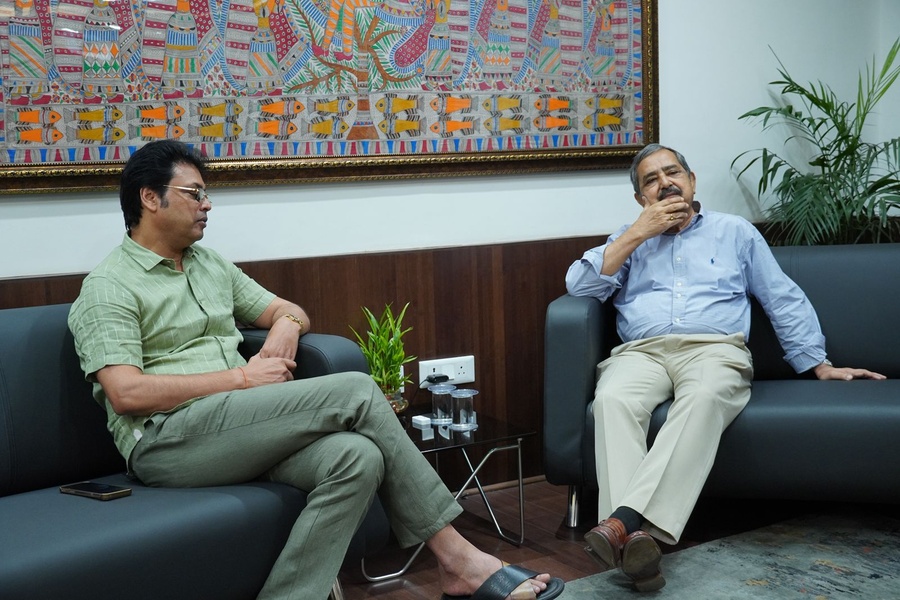 Ex Tripura CM Holds Courtesy Meeting with NITI Aayog Vice Chairman, Discusses Tripura’s Development Path