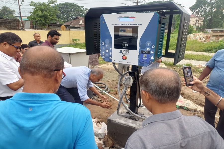 First CAPEX-Based public EV charging station inaugurated in Agartala