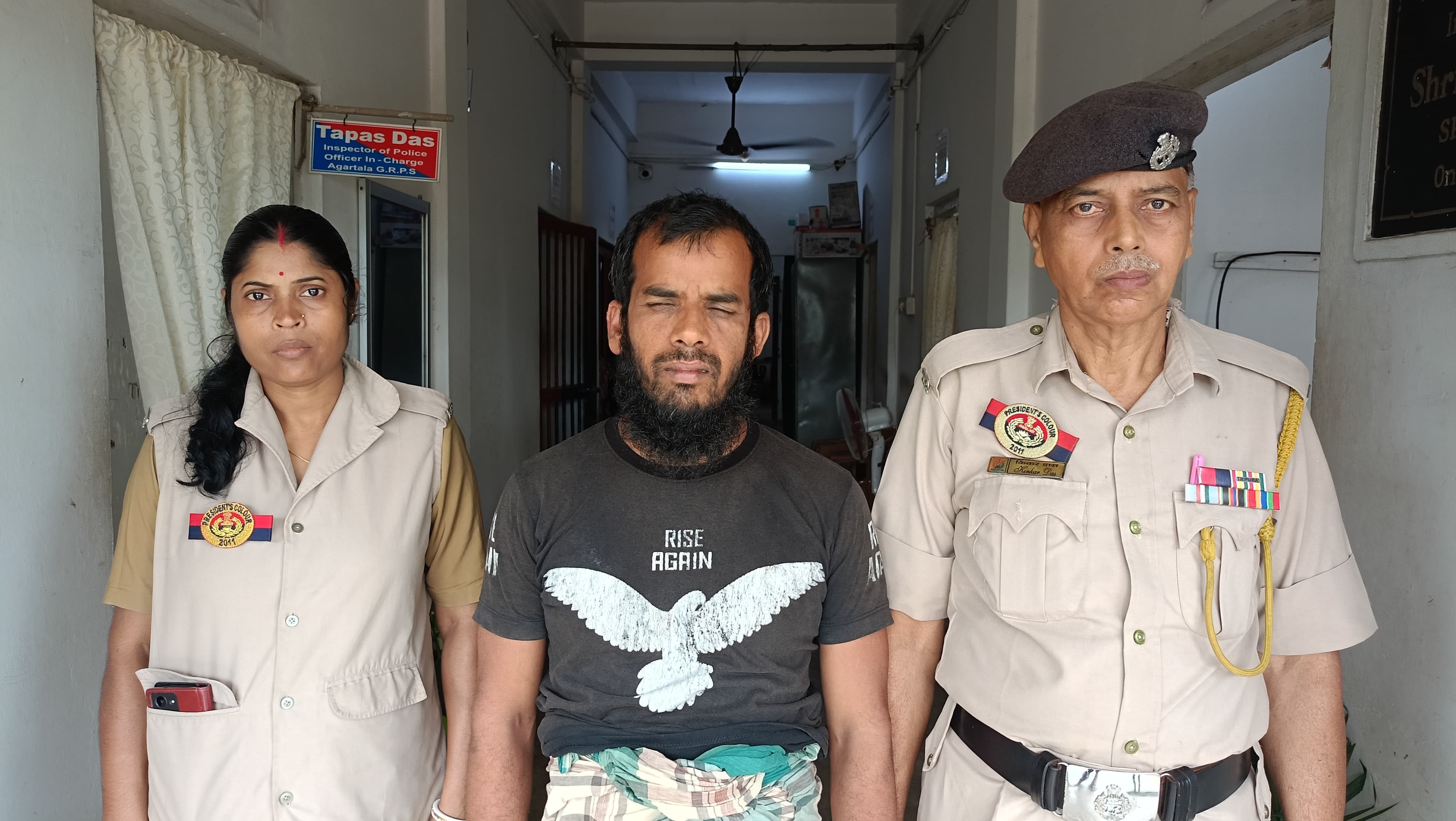 GRP, BSF, Tripura Police detained human trafficker from bordering village