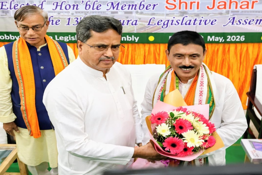 BJP MLA Jahar Chakraborty Sworn In, V...