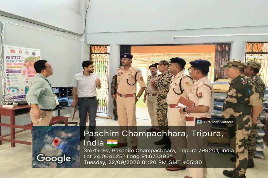 Khowai DM, SP inspect strong rooms, counting centres ahead of VC polls