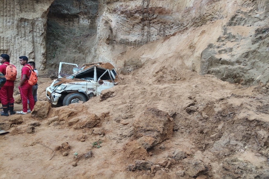 Landslide While Collecting Soil Claim...