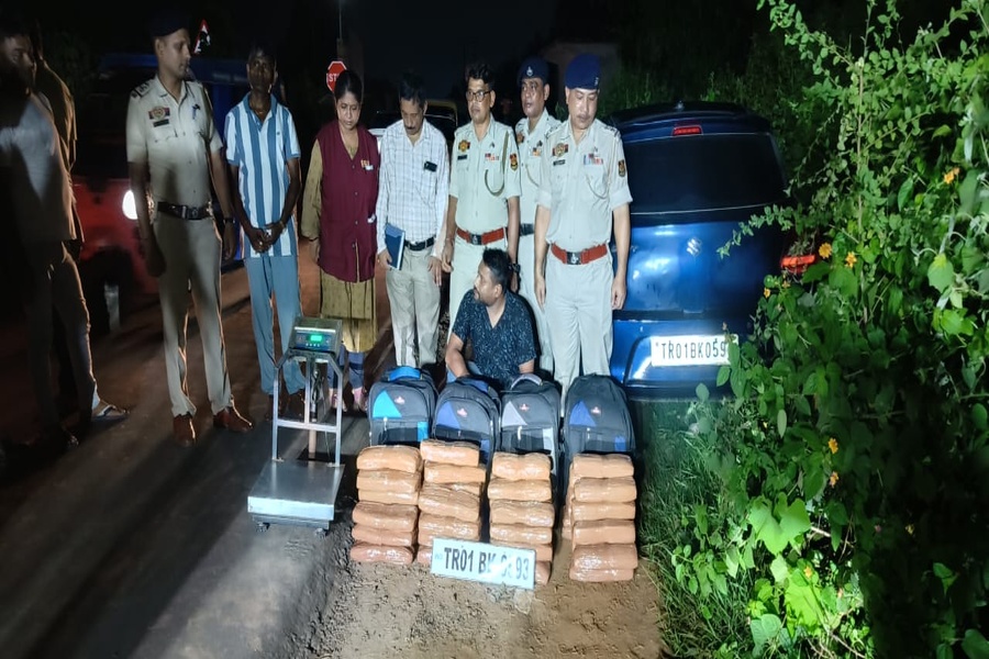 Man Arrested with Cannabis Worth Rs 6 Lakh in Tripura