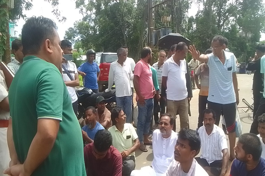 North Tripura Congress Holds Road Blo...