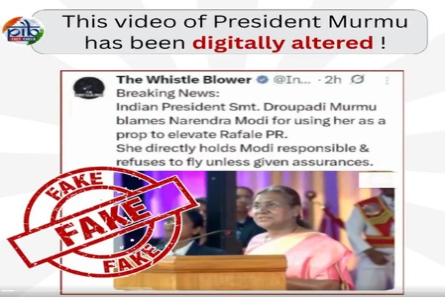 PIB Fact Check Flags AI-Manipulated Video of President Murmu Circulated With False Claims on PM Modi, Rafale