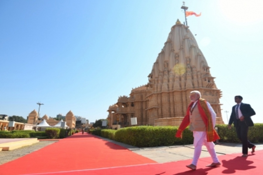 PM Modi Recalls Nehru’s Reservations Over Somnath Temple Reconstruction
