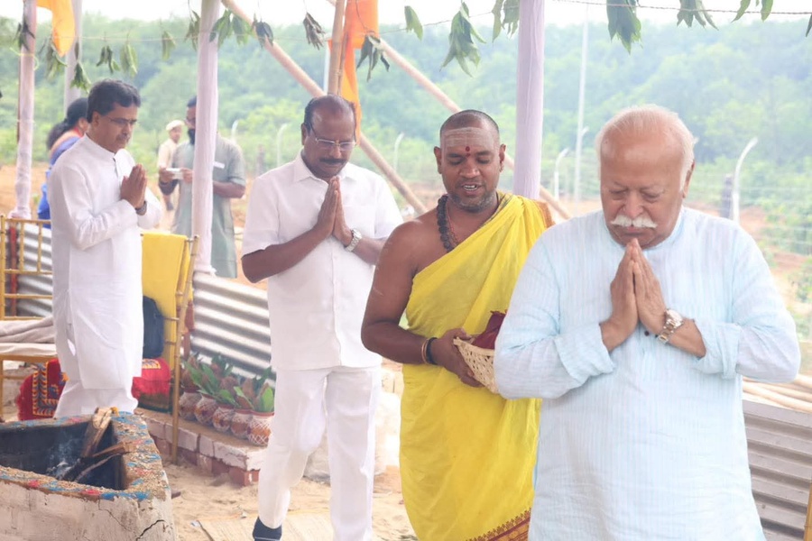 RSS Chief Mohan Bhagwat Warns Against Forces Trying to Divide India, urges unity in Tripura