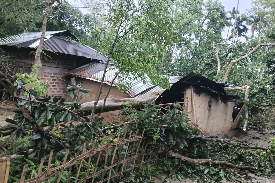 Severe Storm hits Tripura, damaging Over 1,500 houses