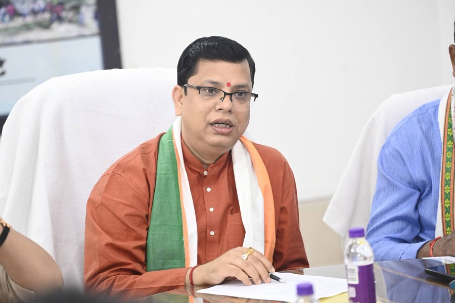 Sports Minister Inspects Construction of 200-Bed Youth Hostel in Kailashahar