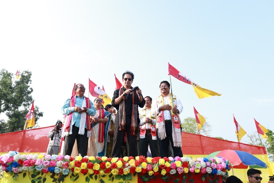 Tipra Motha Party Dominates TTAADC Polls, Wins 24 of 28 Seats