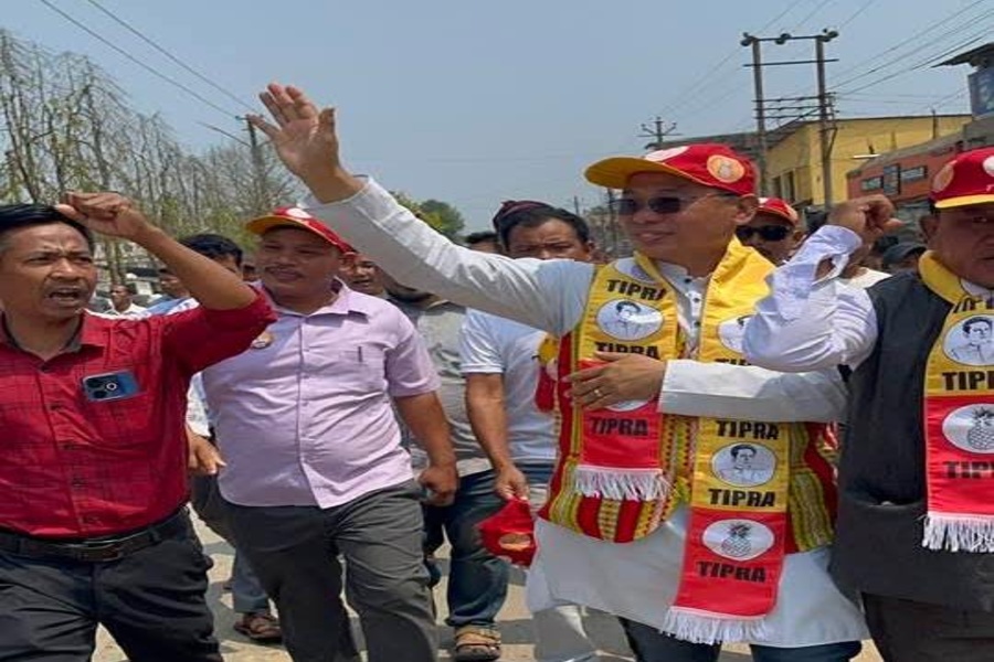 Tipra Motha Poised for Dominant Victory in TTAADC Polls, Says Party Spokesperson