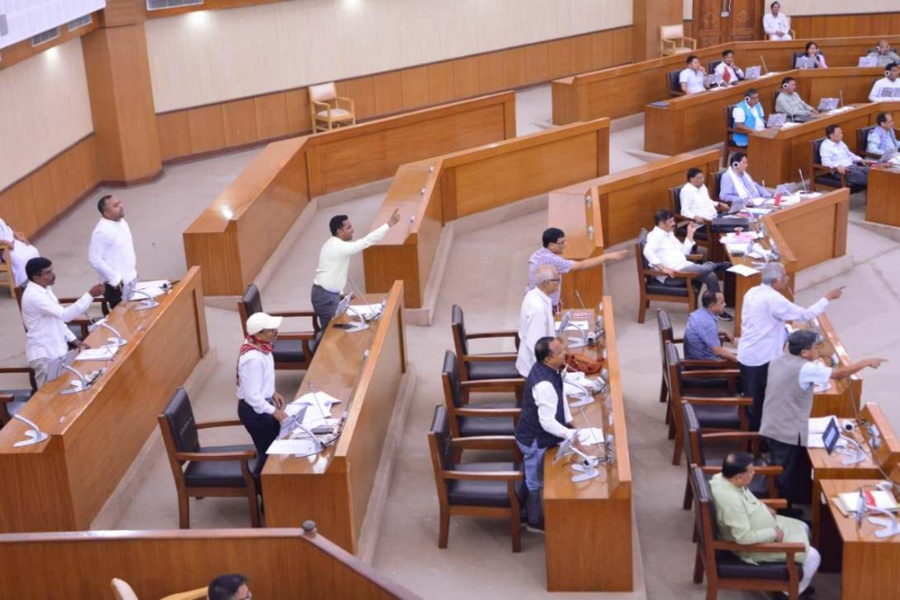 Tripura Assembly Witnesses Uproar Ove...