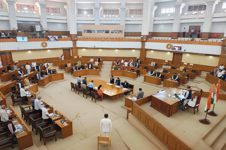 Tripura Assembly Pays Tribute to Late...