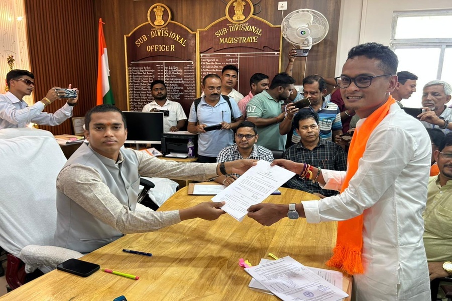 Tripura BJP Eyes Clean Governance in TTAADC, Says BJP Secretary after filing nomination