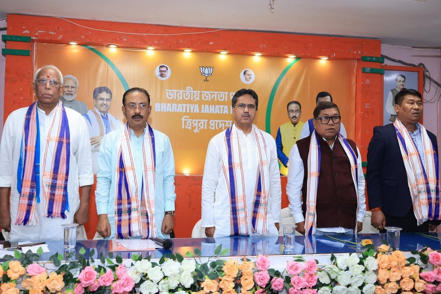 Tripura CM Chairs Strategy Meeting wi...