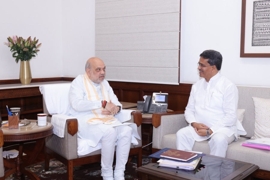 Tripura CM Meets Amit Shah in New Delhi, Discusses Tripura’s Development Issues