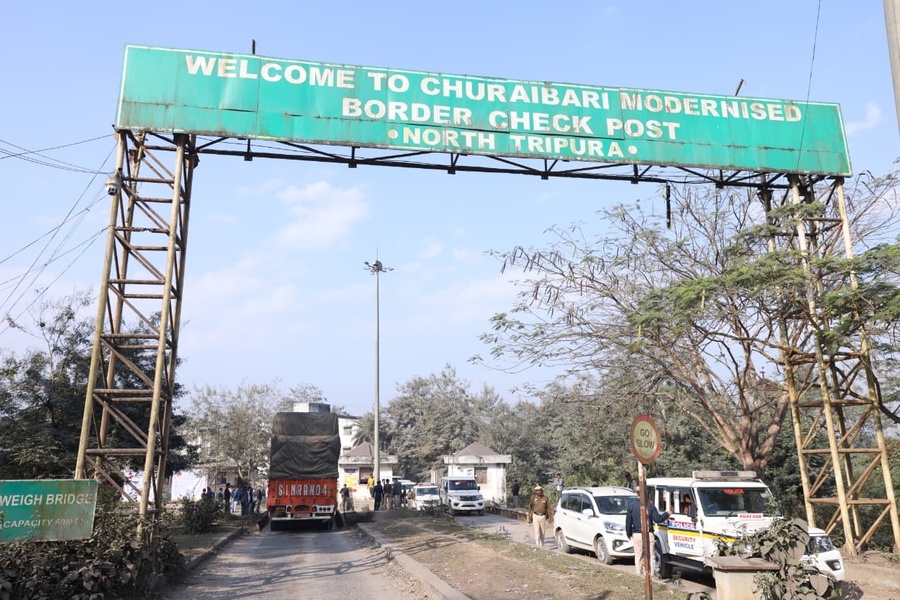 Tripura CM to Take Up Churaibari Check Post Development with Assam CM