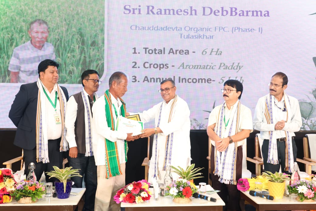 Tripura exports 1,300 MT of organic products in last three years: Agriculture Minister