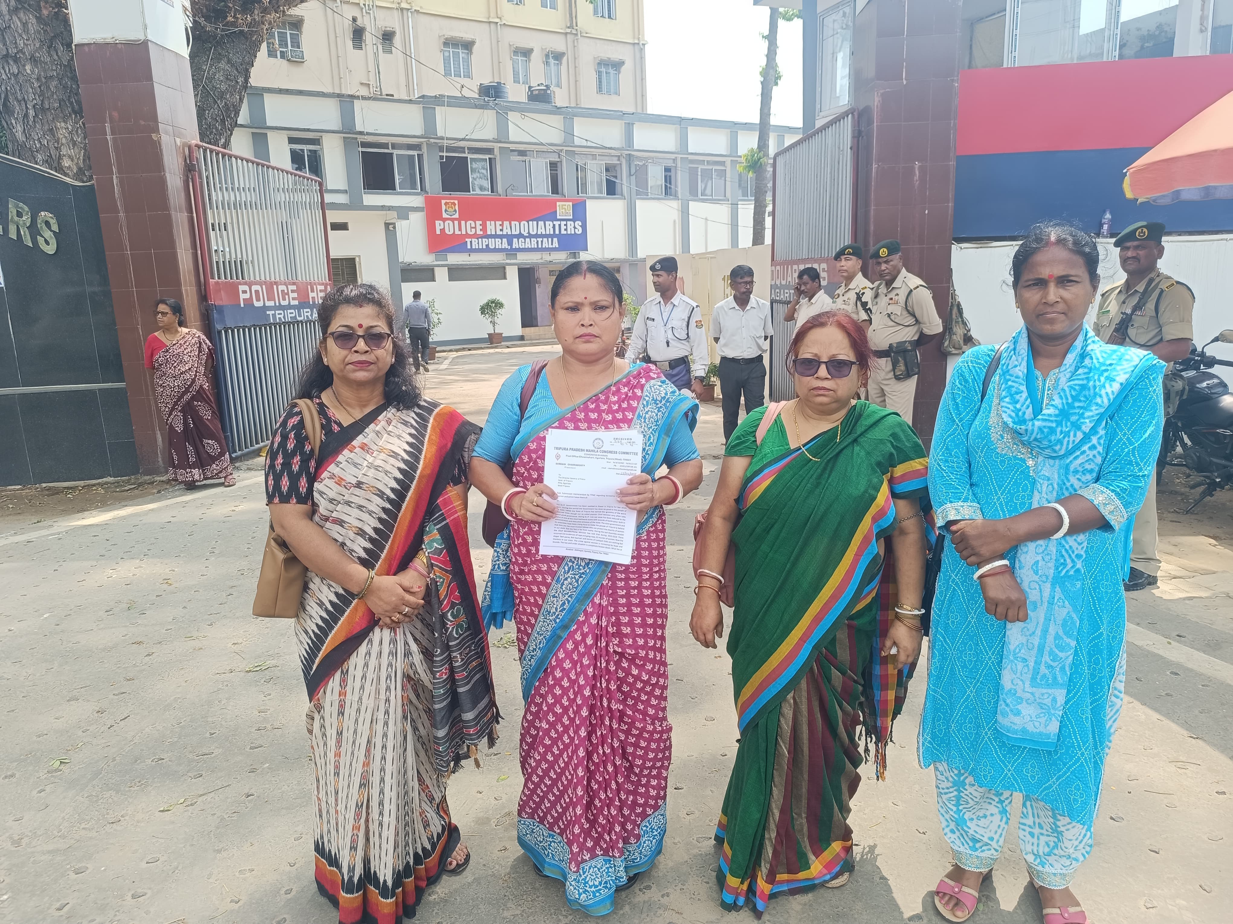 Tripura Mahila Congress slams BJP Govt over rising crimes against women, asks DGP to take action