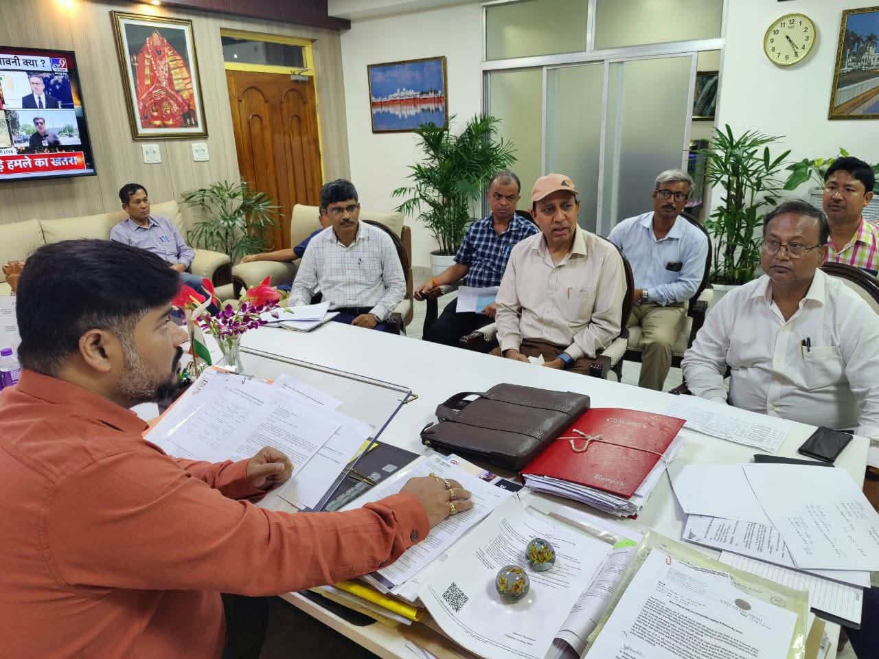 Tripura Minister reviews ongoing transport infrastructure projects