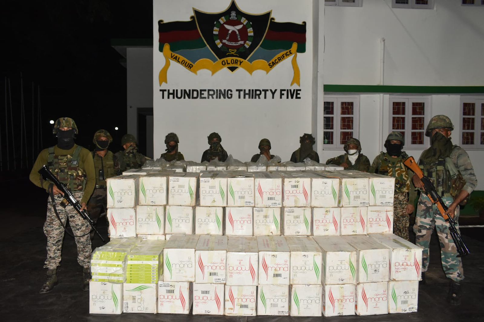 Tripura Police, Assam Rifles seize 177 cartons of smuggled burmese cigarettes