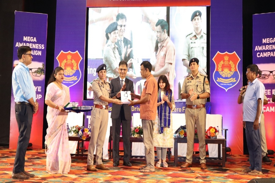 Tripura Traffic Police Records Decline in Road Accidents, DGP Highlights Safety Measures