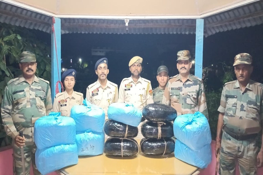 Tripura Police Seize 29.5 Kg of Uncla...