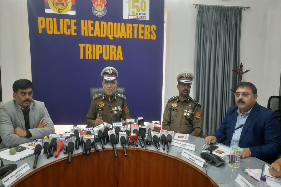 Tripura’s 2025 Crime Figures Lowest in Two Decades, Enforcement Up 11%: DGP