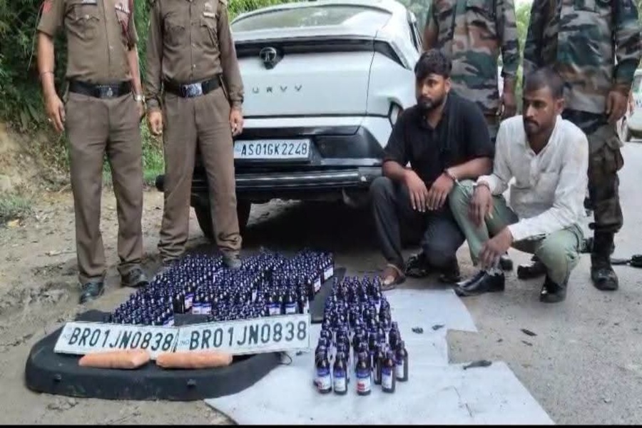 Two Bihar youths arrested with 349 bottles of cough syrup, 1 kg ganja in Ambassa