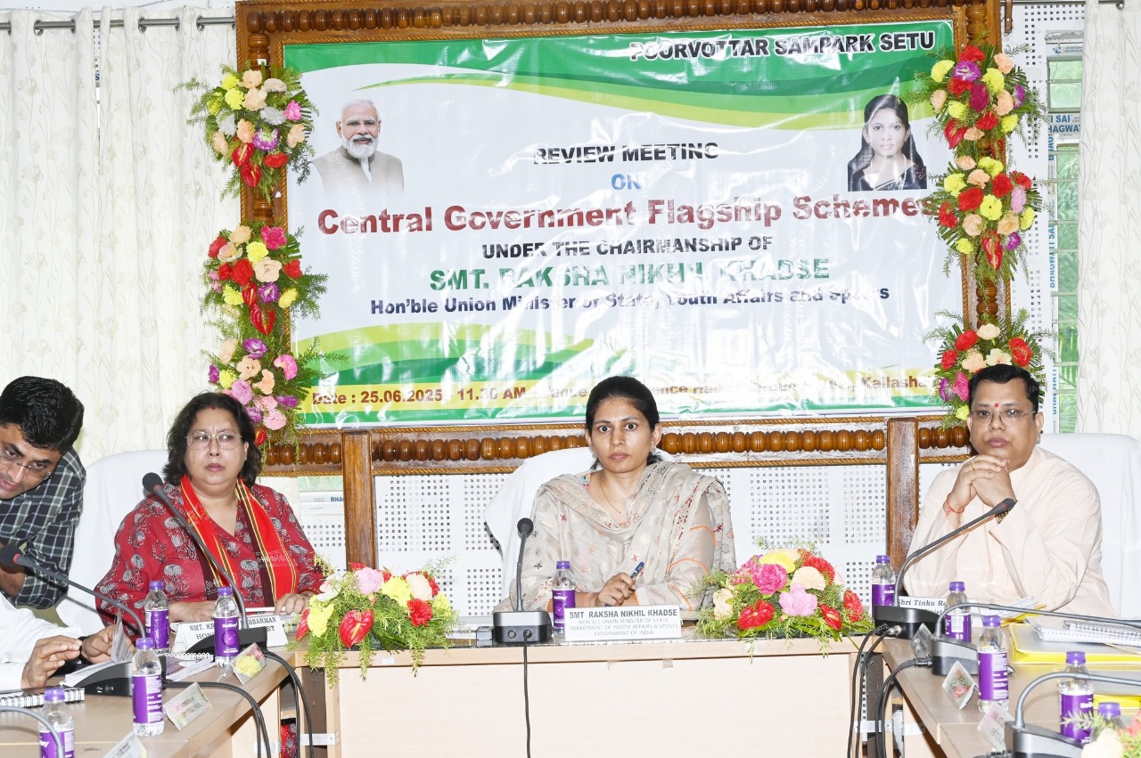 Union MoS emphasizes inclusive development, chairs meeting at Kailashahar