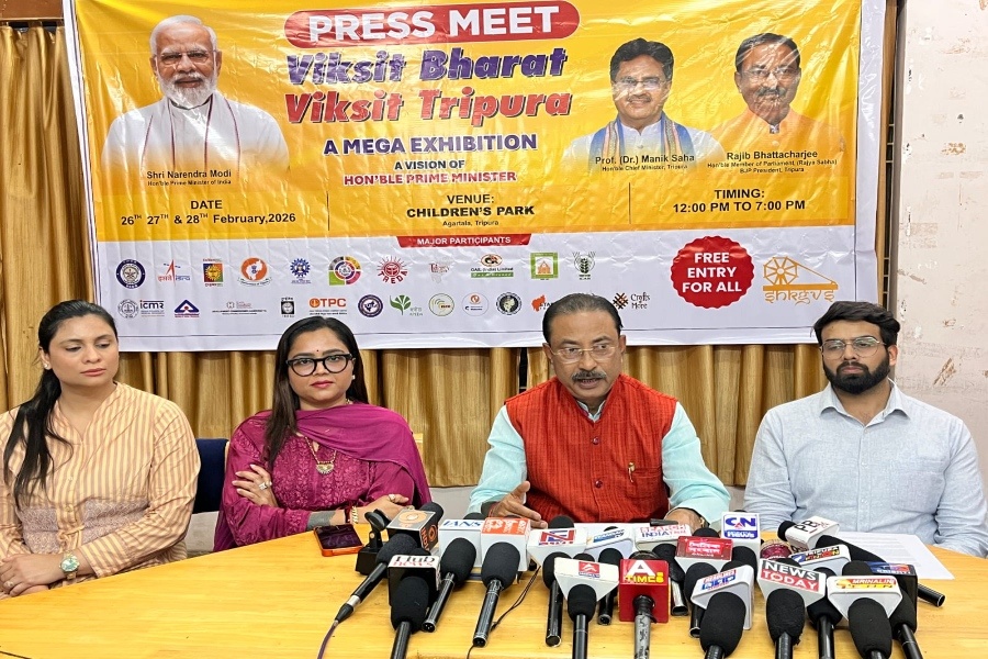 Tripura to host Vikshit Bharat, Vikshit Tripura’ Mega exhibition from tomrrow