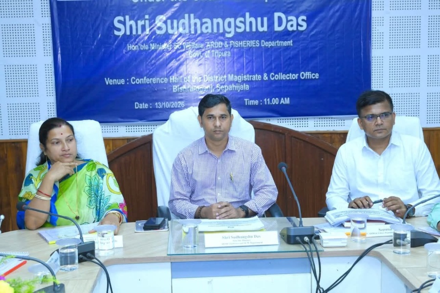 Tripura Minister Reviews Progress of Departmental Schemes, Emphasises Timely Delivery of Benefits