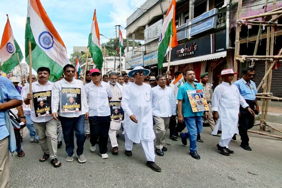 INDIA Bloc hold rally in Agartala demanding CEC’s Resignation, Accuses Election Commission of Undermining Democracy