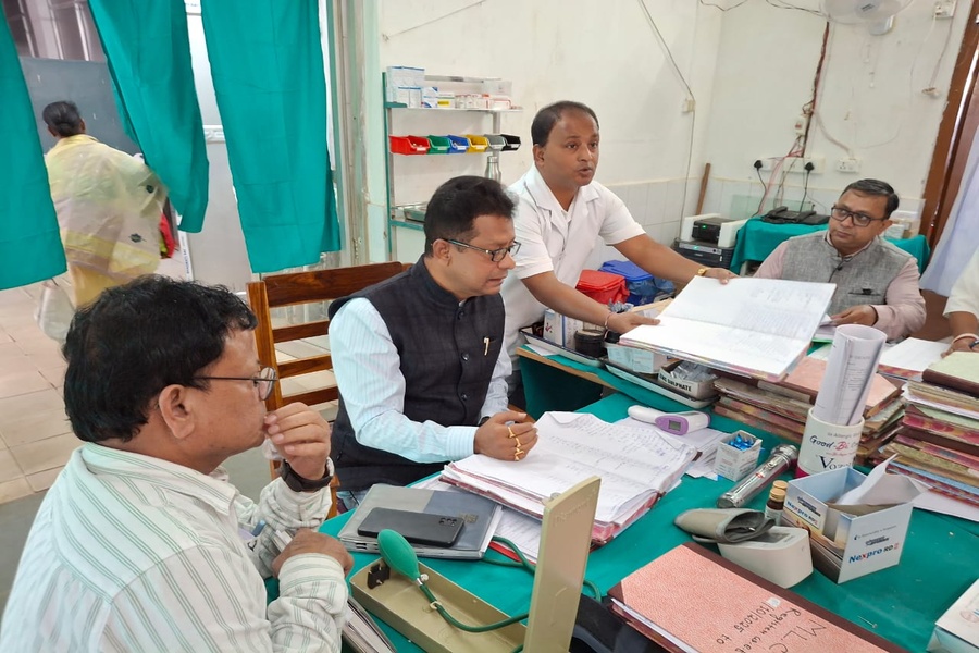High-Level Health Department Team Inspects hospitals in Khowai