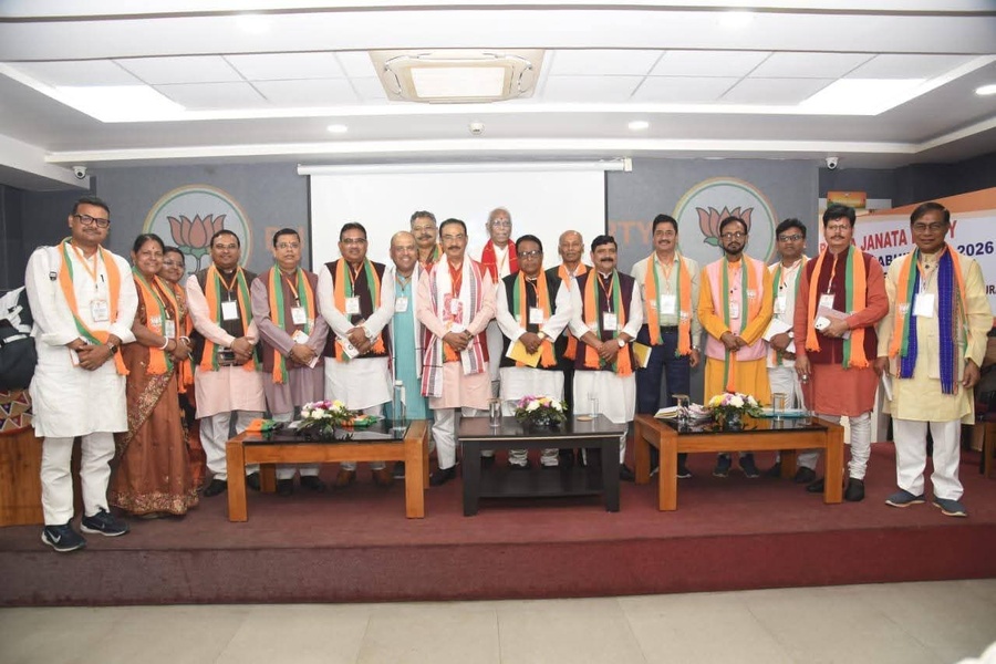 Tripura BJP Leaders Participate in Northeast Training Workshop in Assam Ahead of TTAADC Polls