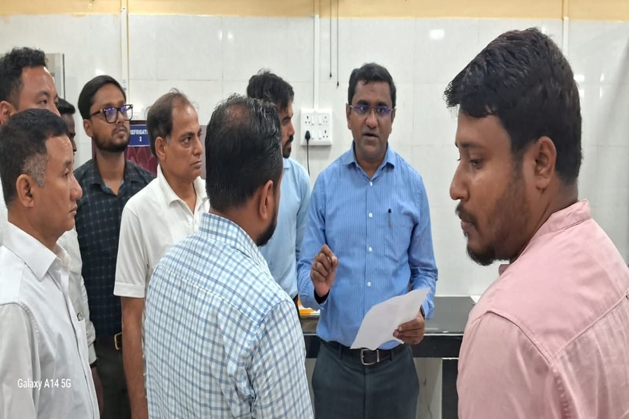 NHM Director inspects Unakoti Hospital to Strengthen Measles-Rubella Control Efforts