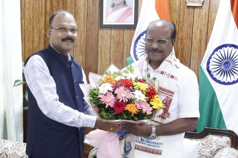 Tripura University VC Meets Governor; Focus on Research, Recruitment and Campus Development